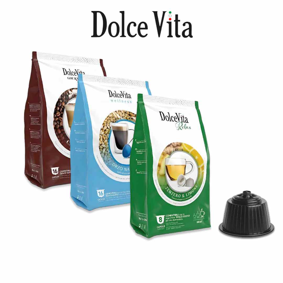 Capsule solubili Dolce Vita compatibili Dolce Gusto – Bevande cremose e golose