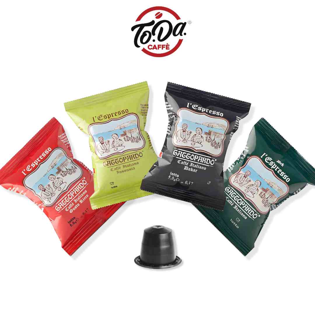 To.Da Caffè capsule Nespresso assortite – miscele siciliane Gattopardo