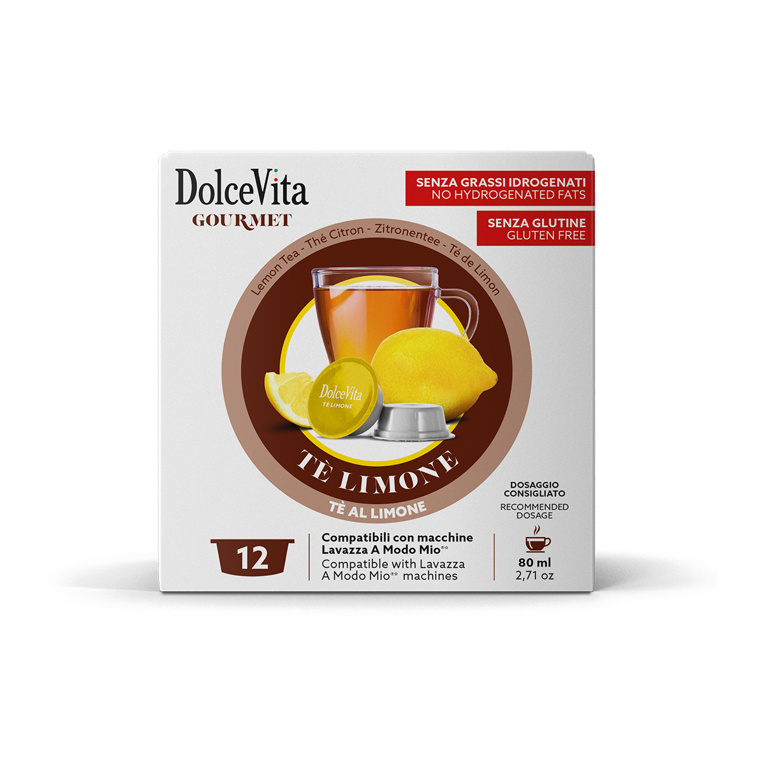 Tè al Limone Dolce Vita – 12 Capsule A Modo Mio
