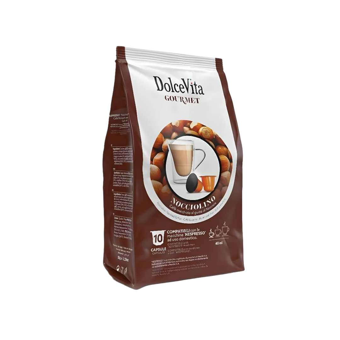 Confezione 10 capsule Nocciolino Dolce Vita Nespresso
