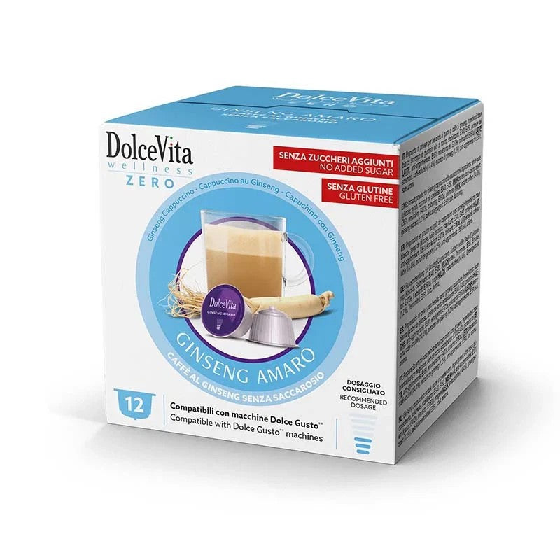 Ginseng Amaro Dolce Vita – 12 Capsule Dolce Gusto