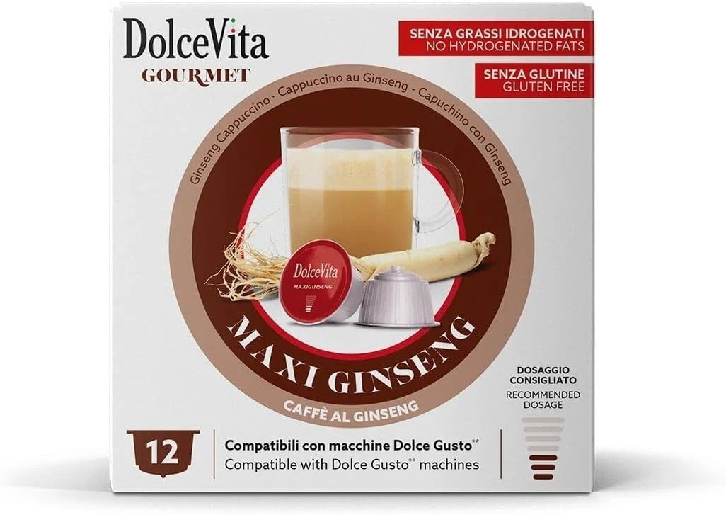 MaxiGinseng Dolce Vita – 12 Capsule Dolce Gusto