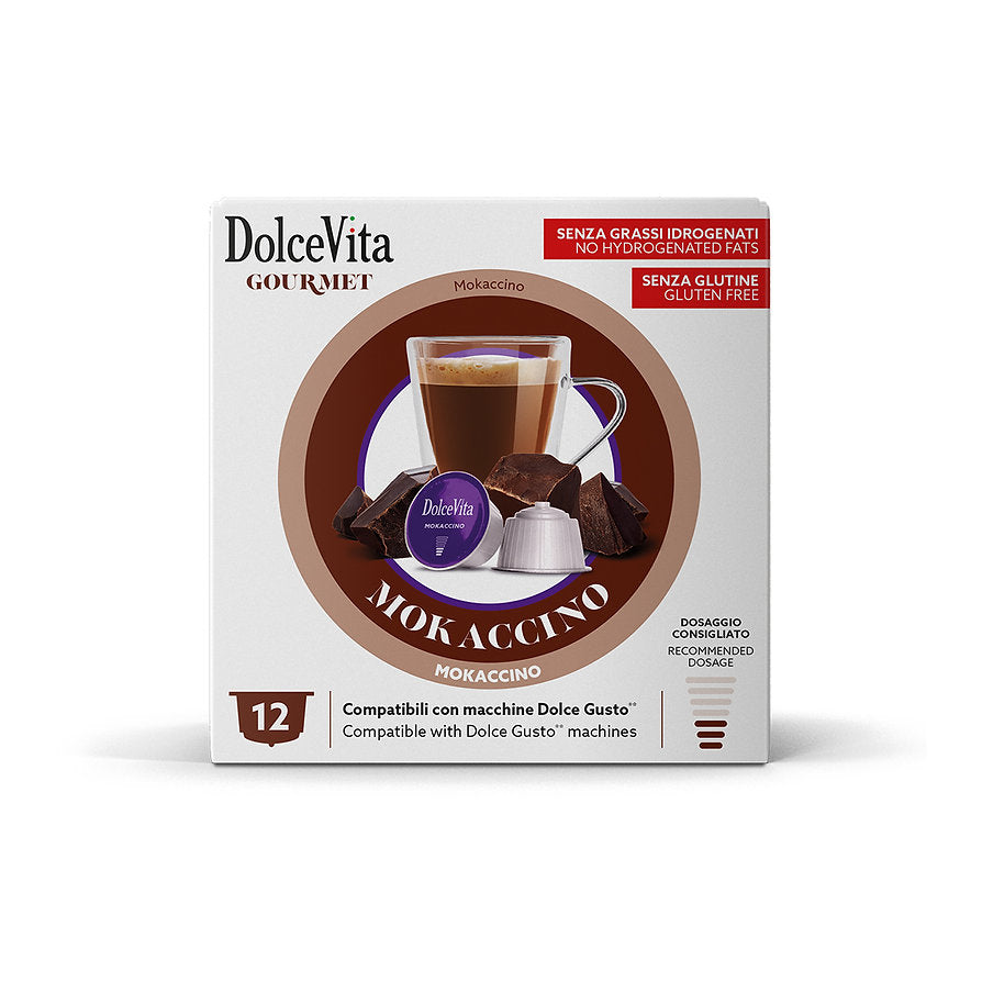 Mokaccino Dolce Vita – 12 Capsule A Modo Mio
