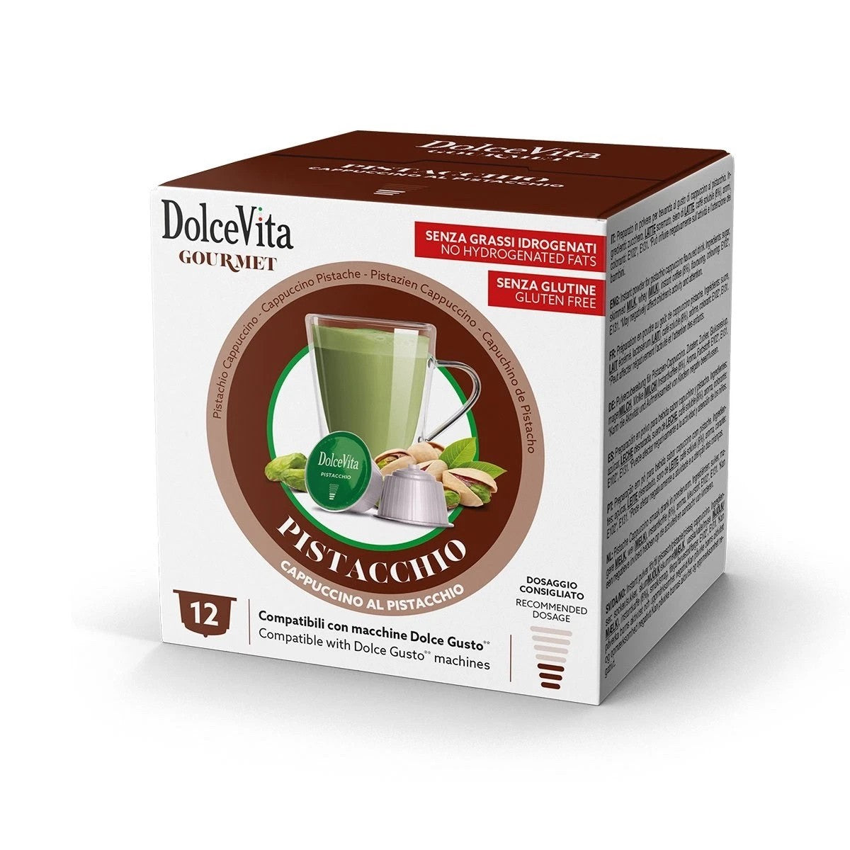 Pistacchio Dolce Vita – 12 Capsule Dolce Gusto
