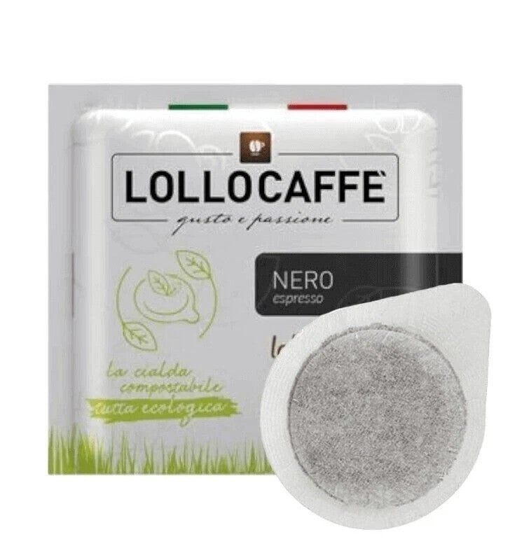 LolloCaffè Nespresso Miscela Nera – 100 Cialde ESE 44mm
